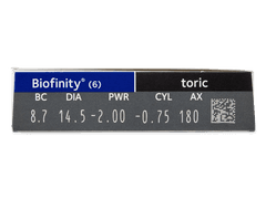 Biofinity Toric (6 lenses)