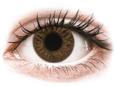 Brown Honey contact lenses - power - TopVue Color