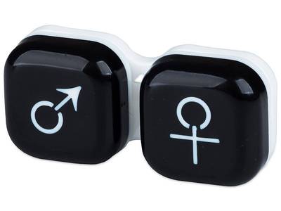 Lens Case man & woman - black