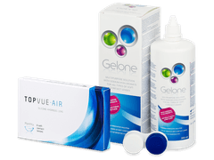 TopVue Air (6 lenses) + Gelone Solution 360 ml
