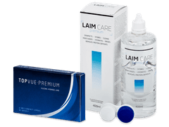 TopVue Premium (6 lenses) + Laim Care Solution 400 ml