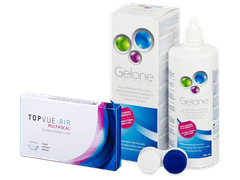 TopVue Air Multifocal (3 lenses) + Gelone Solution 360 ml