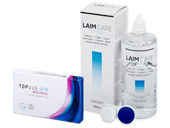 TopVue Air Multifocal (3 lenses) + Laim Care Solution 400 ml