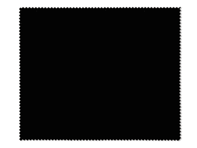 Cleaning cloth for glasses - black