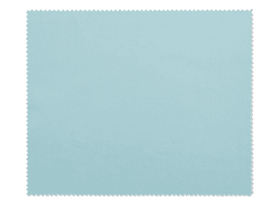 Cleaning cloth for glasses - light blue