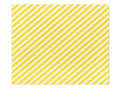 Cleaning cloth for glasses - yellow and white stripes