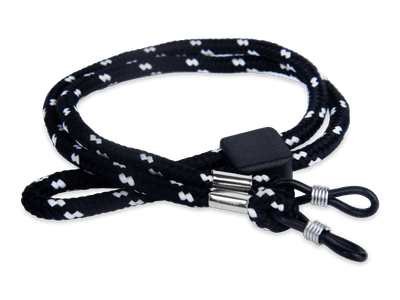 Black & white strap for glasses