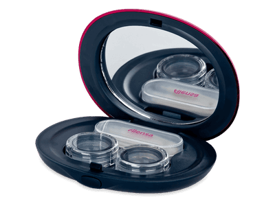 Lens case kit with mirror - Alensa