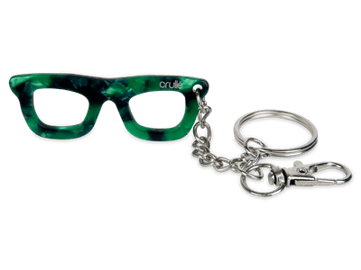 Crullé keyring - green