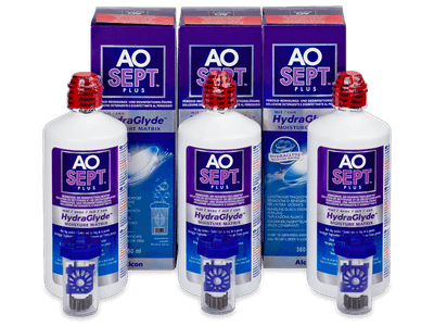 AO SEPT PLUS HydraGlyde Solution 3x 360 ml